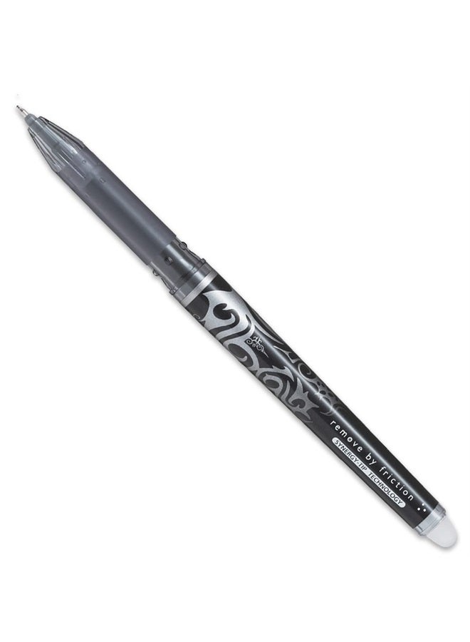 PILOT Pilot Frixion Heat/Friction Erasable Rollerball Pen FR7 - Medium Line 0.7mm Tip Nib - Wallet Pack of 3 - Black Ink  - Image 2