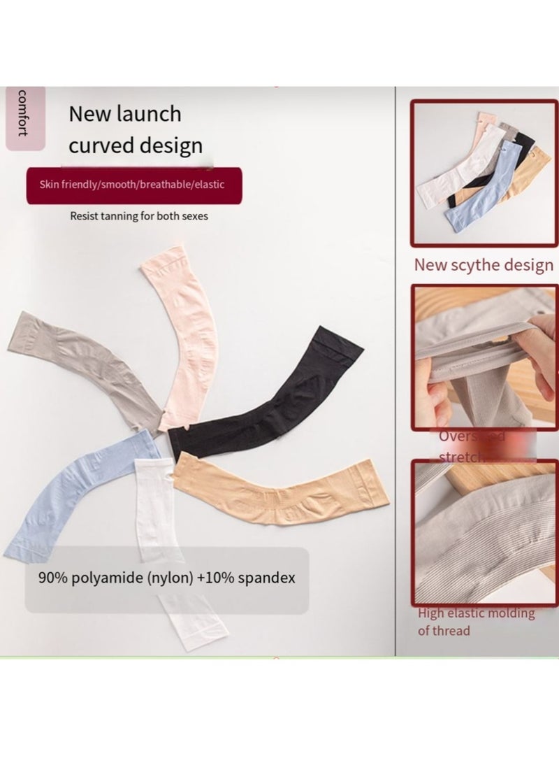 general Summer ice silk hand sleeves sun protection sleeves men and women arm guards outdoor driving and cycling women's sun protection and UV protection ice sleeves - Image 2