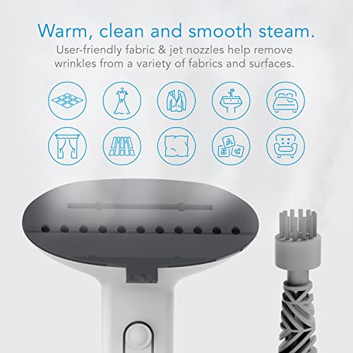Steamfast SF-295 3-in-1 Mop, Handheld Steam Cleaner, and Fabric Steamer, 7 Steam Levels, 9 Accessories, 2 Washable Mop Pads - Image 4