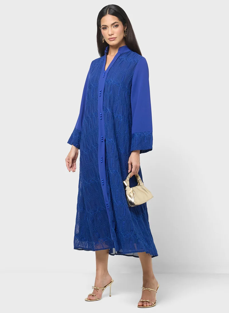 Khizana Embroidered Jalabiya