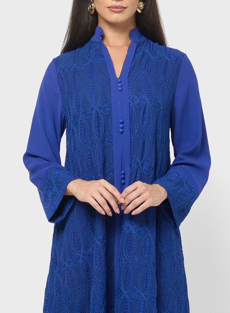 Khizana Embroidered Jalabiya  - Image 3