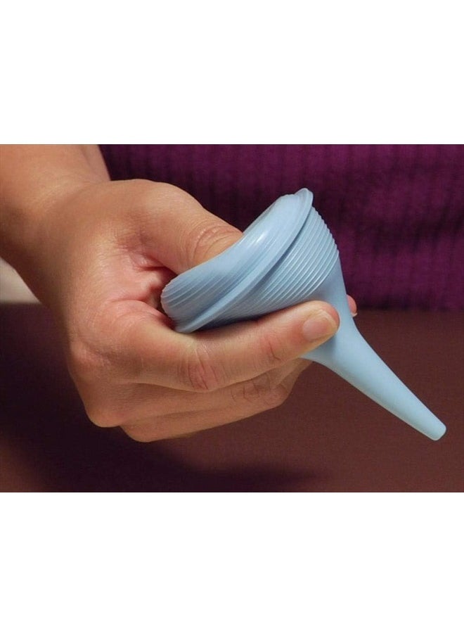 Comfort Axis - Baby Nasal Aspirator and Ear Wax Bulb Syringe, Blue, 2 Oz (3 Pack) - Image 1
