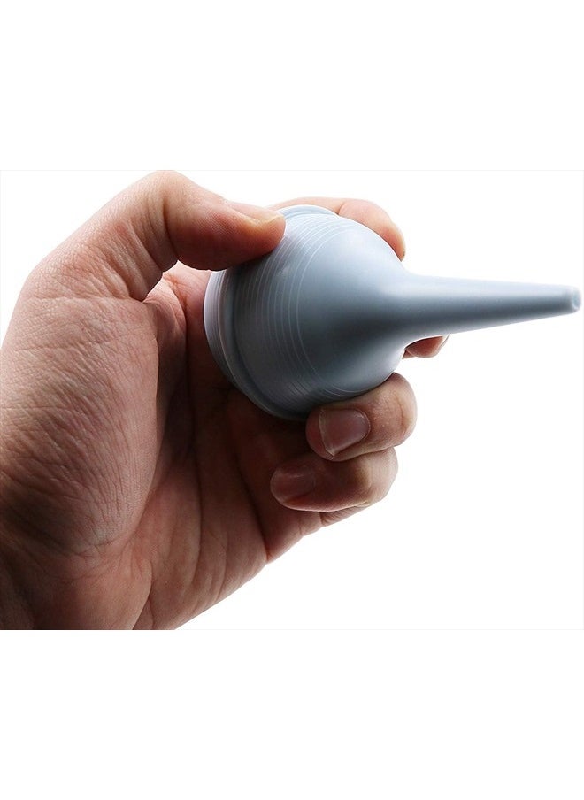 Comfort Axis - Baby Nasal Aspirator and Ear Wax Bulb Syringe, Blue, 2 Oz (3 Pack) - Image 1