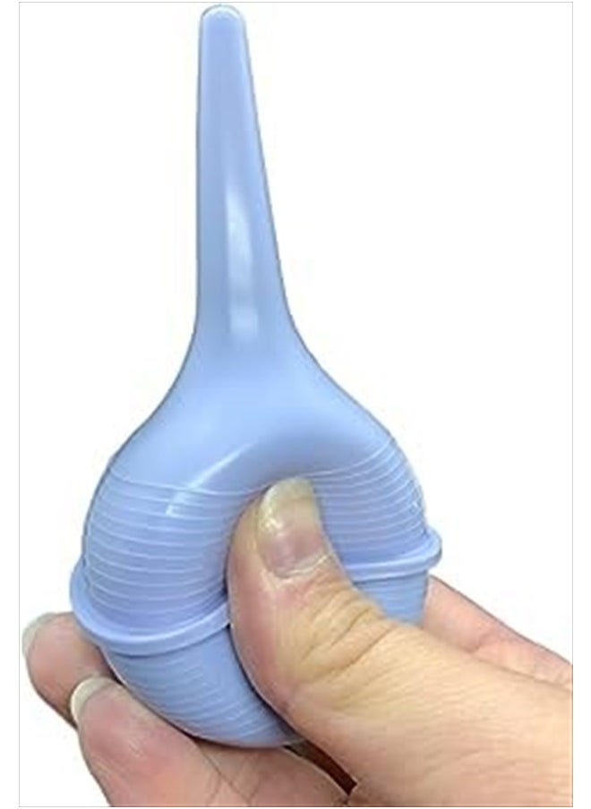 Comfort Axis - Baby Nasal Aspirator and Ear Wax Bulb Syringe, Blue, 2 Oz (3 Pack) - Image 1