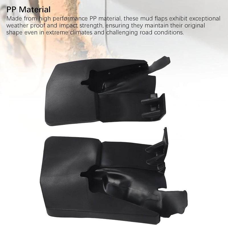 Rear Wheel Mud Flaps, Replacement for W906 2006-2018, Pair Left Right, PP Material Durable - Splash Guards Protection, Easy Installation, Vehicle Body Defense - Image 3