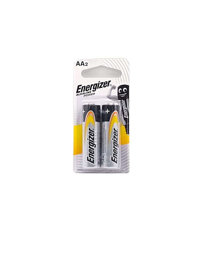 Energizer AA Alkaline Power Mini E91 BP2 - Image 1