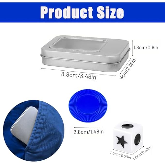 Mienocol Left Right Centre Dice GameLeft Right Center Games Desktop Board Setfor Party Family Friends Gatherings Box - Image 3