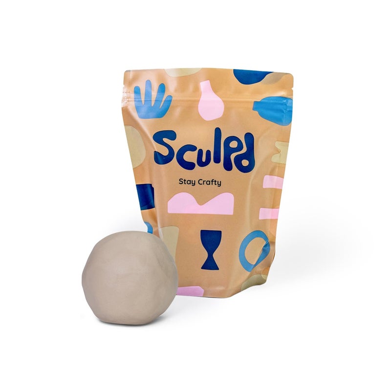 Sculpd Air Dry Clay Premium Sculpting Modeling Clay for Arts and Crafts SelfHardening Soft Clay for Adults Teens Kids Activities Bulk Craft Supplies Art Materials 22lbs Bulk Value Bag