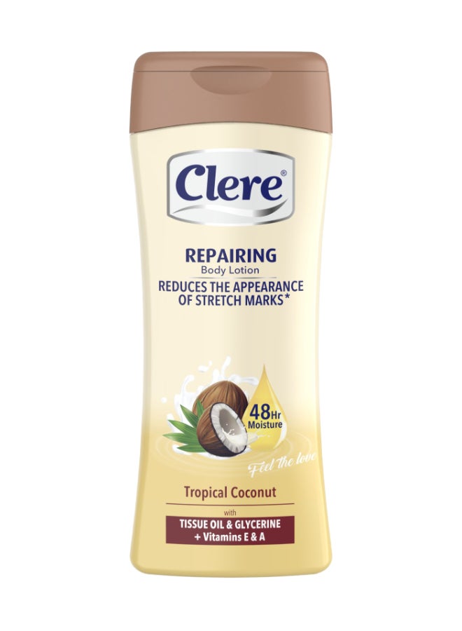 CLERE Clear Body Lotion Coconut 400 ml (C120) – Nourishing, Hydrating & Smooth