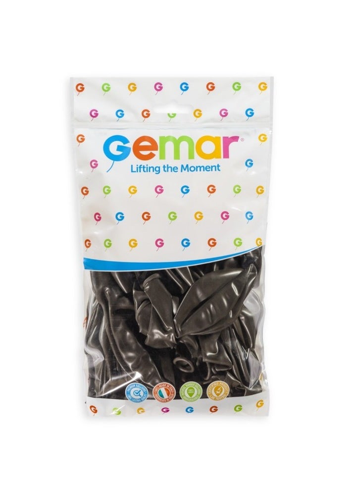 Gemar 19" Standard Brown Latex Balloon 10Ct  - Image 2