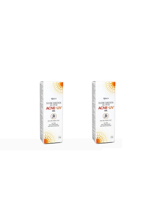 Generic - Acne-Uv Gel Sunscreen Spf 30/Pa+++ Visible Light Oil Free Non Comedogenic Very Water Resistant Pack Of 2 - Image 1