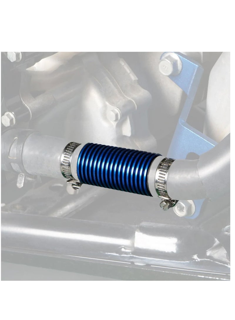 General Blue Billet In Line Super Cooler for Yamaha Raptor Rhino Grizzly 660 700, 1 Piece  - Image 4