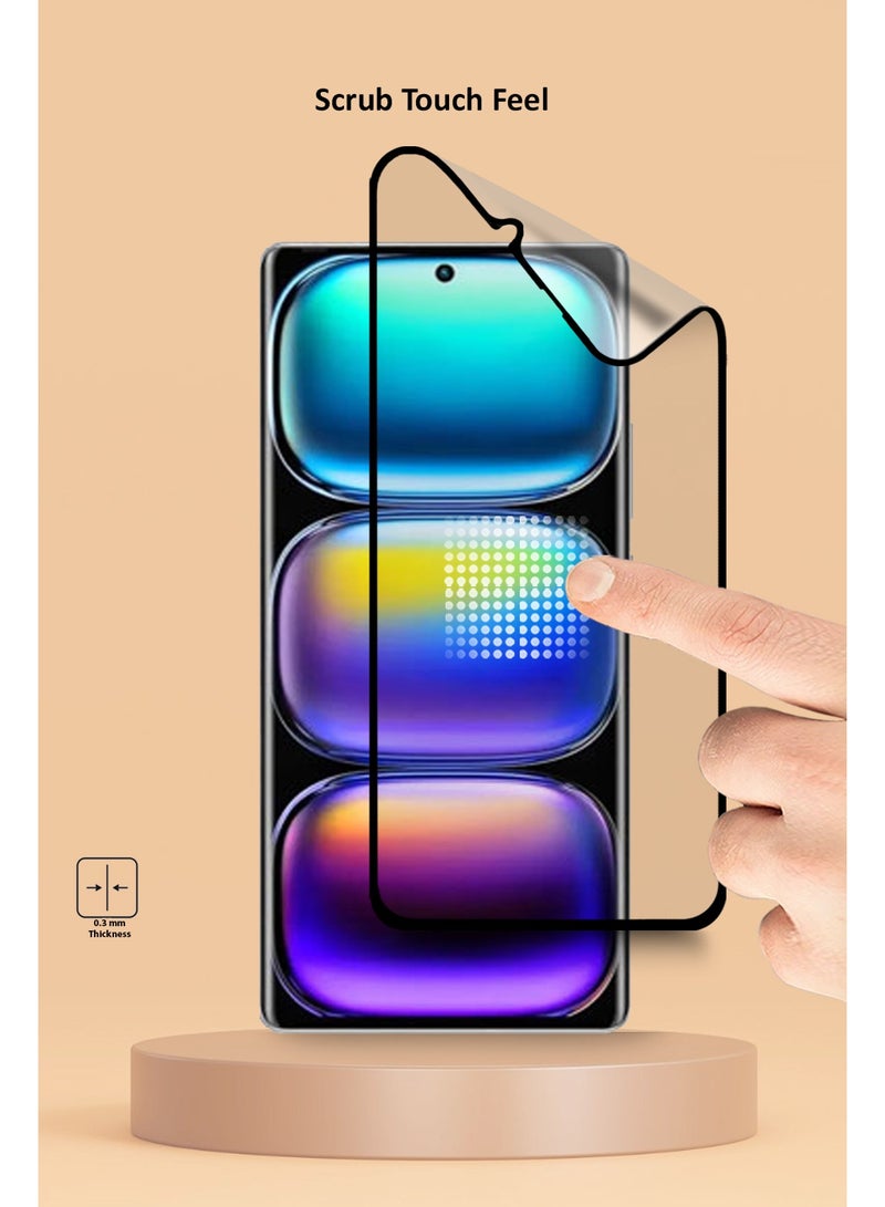 Techie فيلم حماية شاشة سيراميك غير لامع 9D لهاتف Infinix Hot 50 5G – شعور سلس مضاد للبصمات خالي من الفقاعات - Image 3