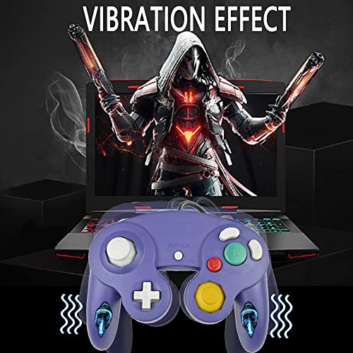 Reiso Classic USB NGC Wired Controller for Windows PC(Purple) - Image 5