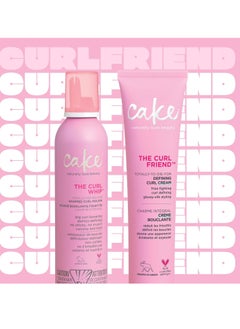 Cake Beauty Cake Beauty Curl Friend Defining Cream & Volumizing Mousse Bundle - Curly Hair Styling Products  - Image 3