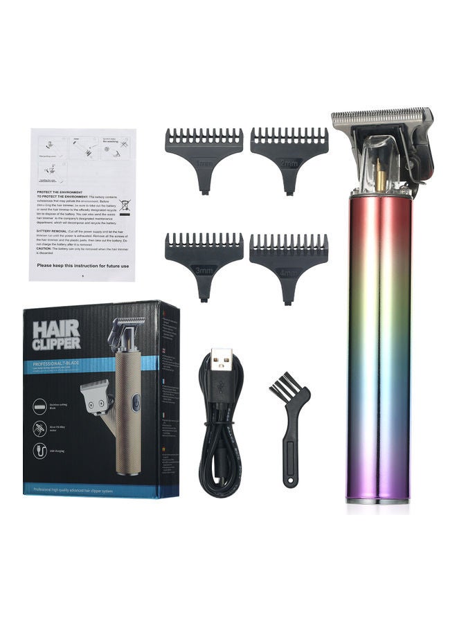 NIBEMINENT Professional T-Blade Rechargeable Hair Clipper Multicolour 19 x 5.50 15.50cm - Image 1