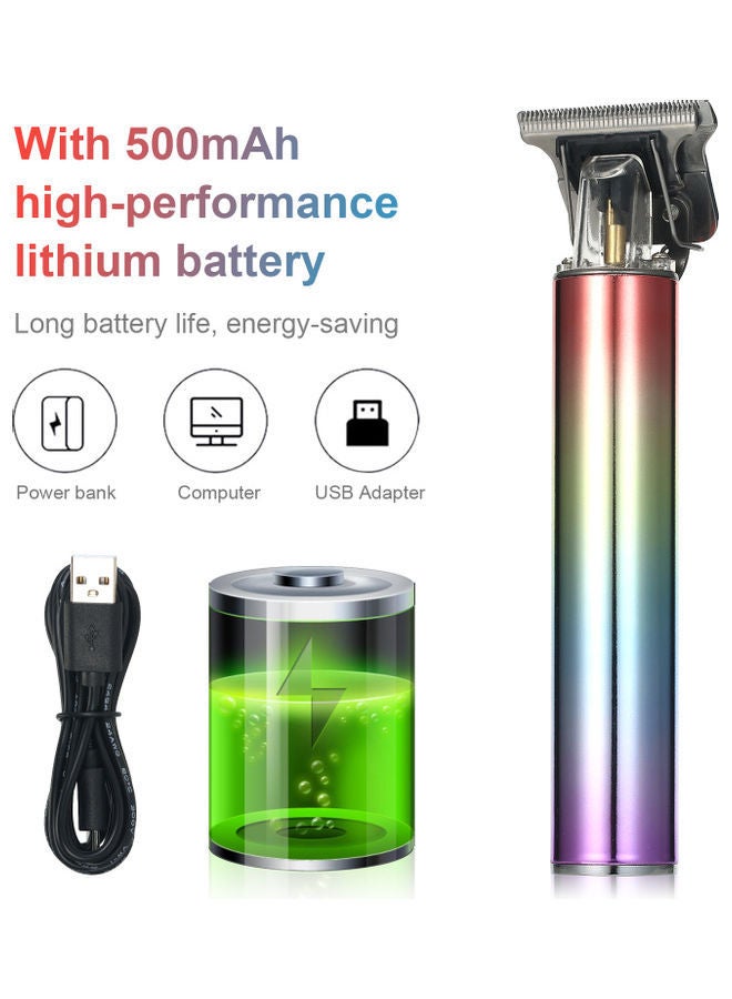 NIBEMINENT Professional T-Blade Rechargeable Hair Clipper Multicolour 19 x 5.50 15.50cm - Image 4