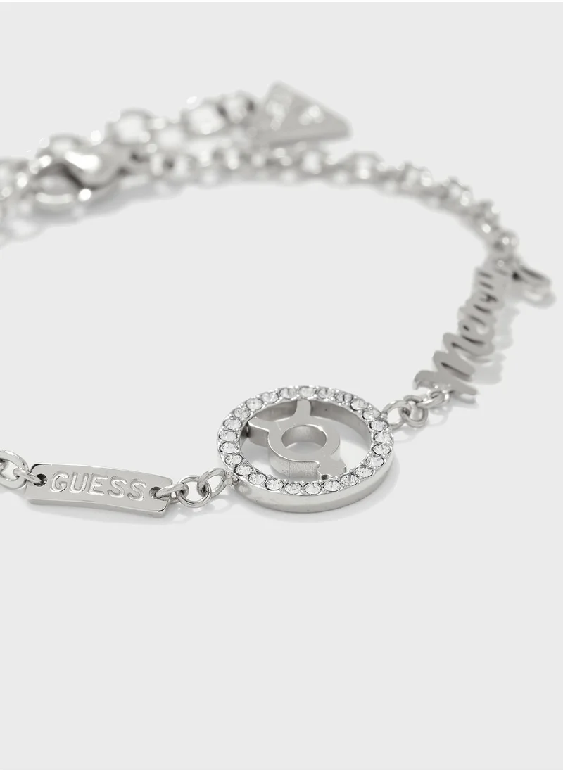 GUESS Mercury Logo Bracelet