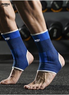 JINGBA SUPPORT JINGBA Ankle Support Knitted Breathable Sports Compression Ankle Running Mountaineering Basketball Protective Gear Pain Relief Ankle Support, Compression Ankle Sleeve Set. Ankle Support Stabilizer is suitable for Achilles Tendonitis, Plantar Fasciitis, Joint Pain, Swelling, Arthritis, Sports  - Image 1