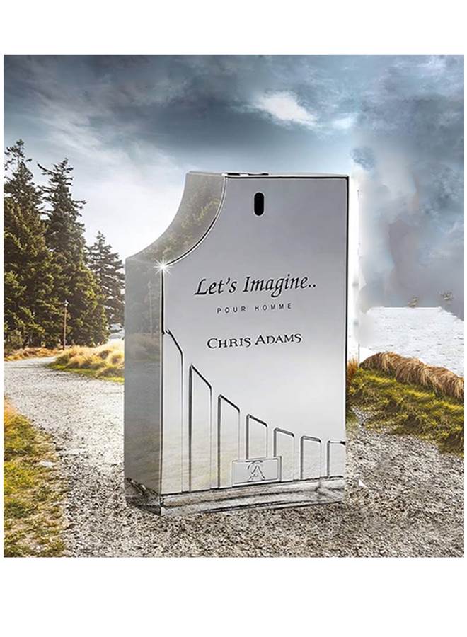 كريس أدمز عطر كريس آدامز Let’s Imagine Eau De Parfum 100ML عطر جذاب يدوم طويلاً للرجال العصريين عطر أنيق ومنعش ومعزز للمزاج للاستخدام اليومي والمناسبات الخاصة - Image 4