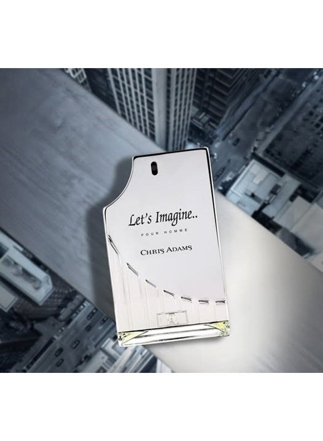 كريس أدمز عطر كريس آدامز Let’s Imagine Eau De Parfum 100ML عطر جذاب يدوم طويلاً للرجال العصريين عطر أنيق ومنعش ومعزز للمزاج للاستخدام اليومي والمناسبات الخاصة - Image 5