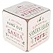 DEMDACO Conversation Block Soft Cream 3 x 3 MDF Wood Christmas Party Game Activity - Image 2