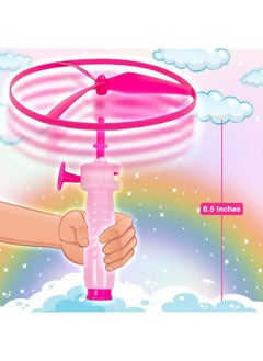 RATNA'S Flying Wheele Unicorn 3 In 1 Can Be Used As Space Rocket Sliding Wall & Spinning Top For Kids (Pink Purple)  - Image 5