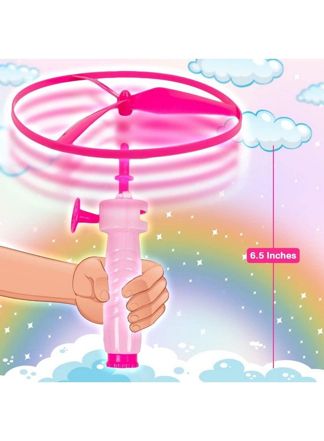 RATNA'S يونيكورن العجلات الطائرة 3 في 1 يمكن استخدامه كصاروخ فضائي وزلاجة حائط ودوامة للأطفال (وردي بنفسجي) - Image 5