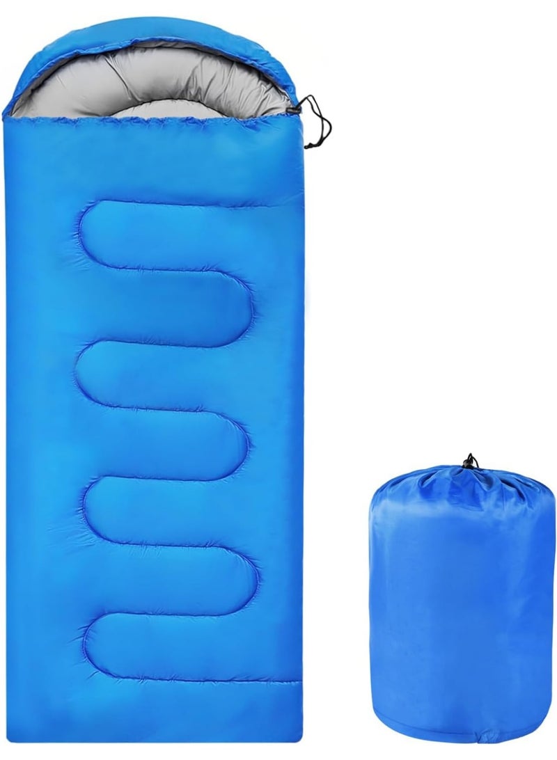 Meetion Camping Sleeping Bags Portable Waterproof Sleeping Bag for Adults Kids 4 Seasons Winter, Fall, Spring, Summer Backpacking Hiking Camping Mountaineering Indoor Outdoor Use - Image 1