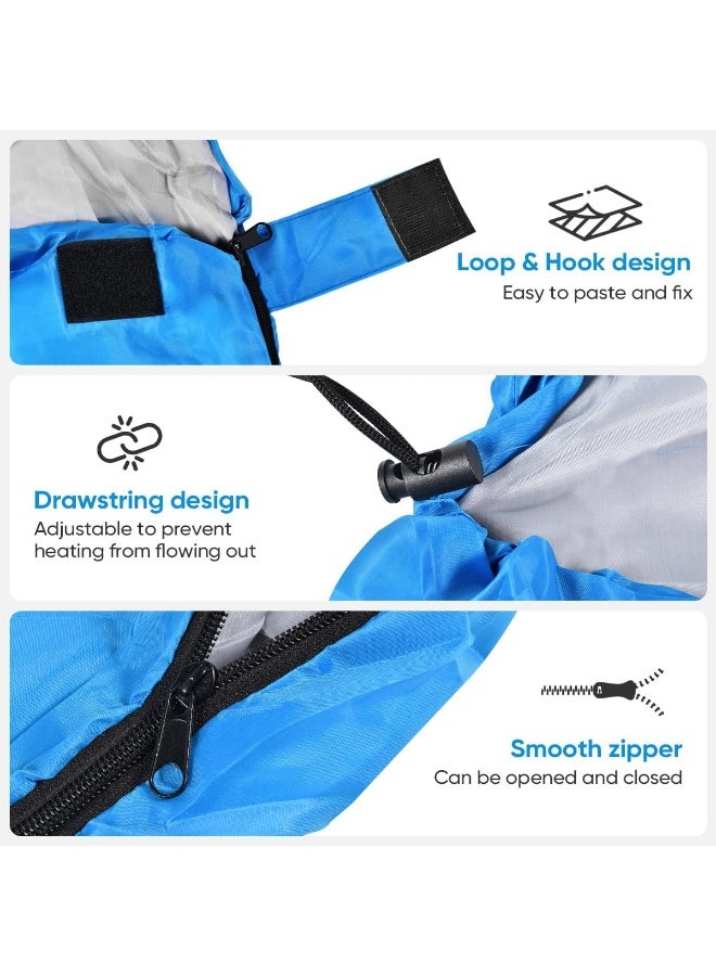 Meetion Camping Sleeping Bags Portable Waterproof Sleeping Bag for Adults Kids 4 Seasons Winter, Fall, Spring, Summer Backpacking Hiking Camping Mountaineering Indoor Outdoor Use - Image 3