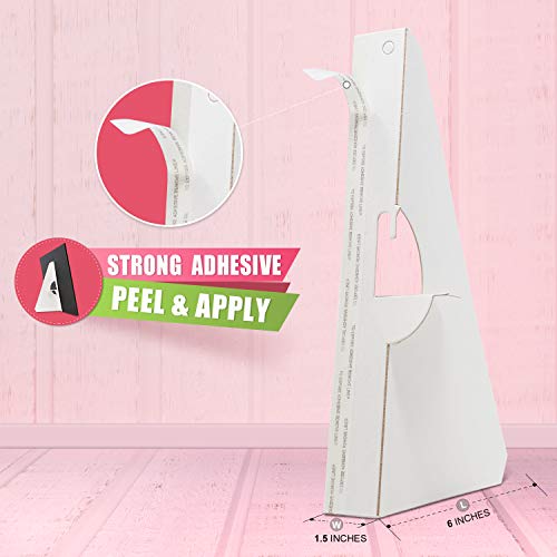 Lineco 25 Pack Cardboard Easel Backs 15 Inch, Self Stick Stand Display Signs, Canvas, Photographs, Brochures, Posters, Artwork and Crafts, White, Made in USA - Image 3