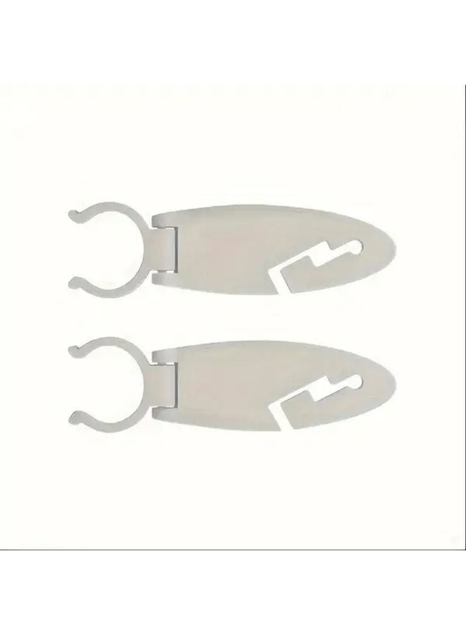 White Multi Functional Paddle Board Clips Durable ABS Ergonomic Design SUP Accessories - Image 1