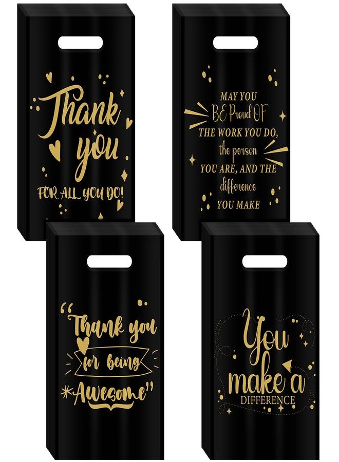 Aliceset 120 Pcs 2026 Thank You Gift Bags Employee Appreciation Gift Bags 11.8 x 7.8'' Plastic Merchandise Packaging with Handles Back to School Party Favors for Teacher Coworker - Image 1