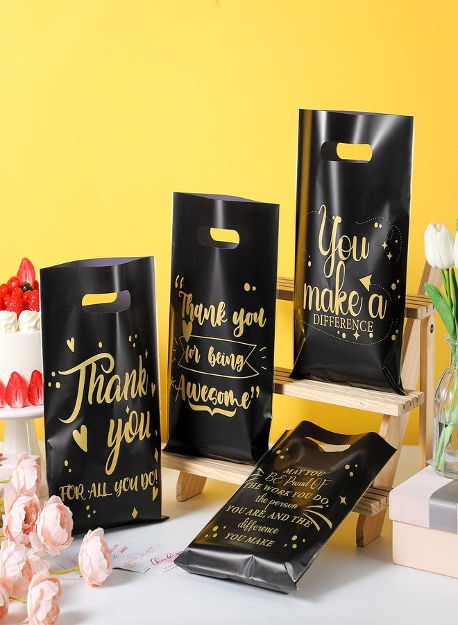 Aliceset 120 Pcs 2026 Thank You Gift Bags Employee Appreciation Gift Bags 11.8 x 7.8'' Plastic Merchandise Packaging with Handles Back to School Party Favors for Teacher Coworker - Image 2