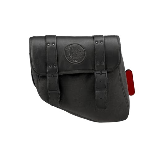 Indian Motorcycle Saddle Bag Left-Hand for Specific Scout Models, Black Waterproof Motorcycle Side Bag, Powersports Saddle Bags for Motorcycle Storage, Qty 1-2890283-VBA - Image 1