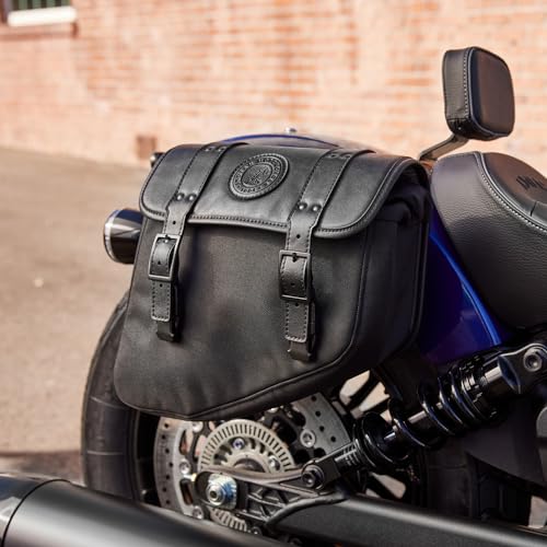 Indian Motorcycle Saddle Bag Left-Hand for Specific Scout Models, Black Waterproof Motorcycle Side Bag, Powersports Saddle Bags for Motorcycle Storage, Qty 1-2890283-VBA - Image 5