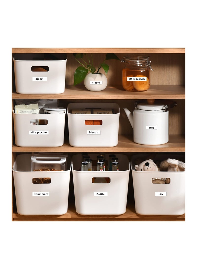 Captaintech Compatible Dymo LetraTag Label Tape Replacement, White Paper 12mm x 4m Refills 91200 S0721510, Black on White for LT-100H, LT-100T, QX50, XR, XM 2000 - 3-Pack - Image 3