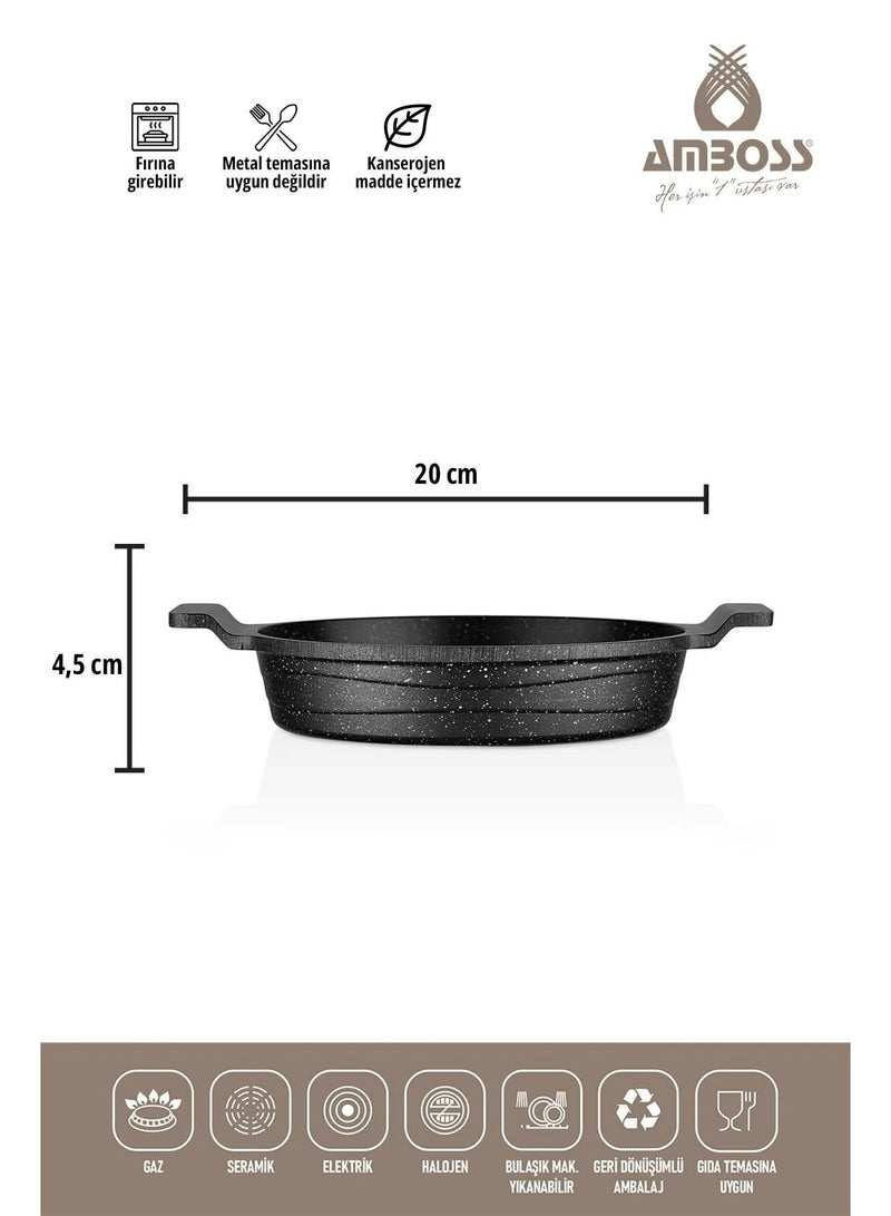 أمبوس طقم مقلاة من الجرانيت المصبوب من Amboss Astral مكون من 3 قطع - Image 3