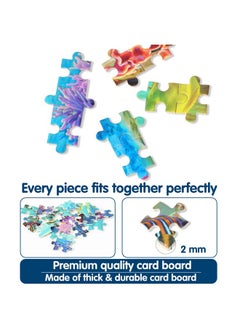 Becko US Becko US Puzzles for Adults Jigsaw Puzzles 500 Pieces Puzzles for Kids and Adults - Undersea World Underwater Paradise Ocean Scene  - Image 3