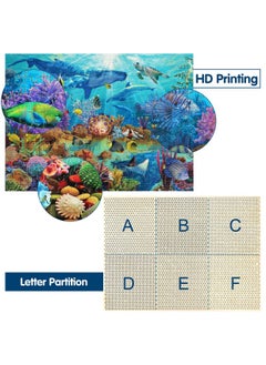 Becko US Becko US Puzzles for Adults Jigsaw Puzzles 500 Pieces Puzzles for Kids and Adults - Undersea World Underwater Paradise Ocean Scene  - Image 4