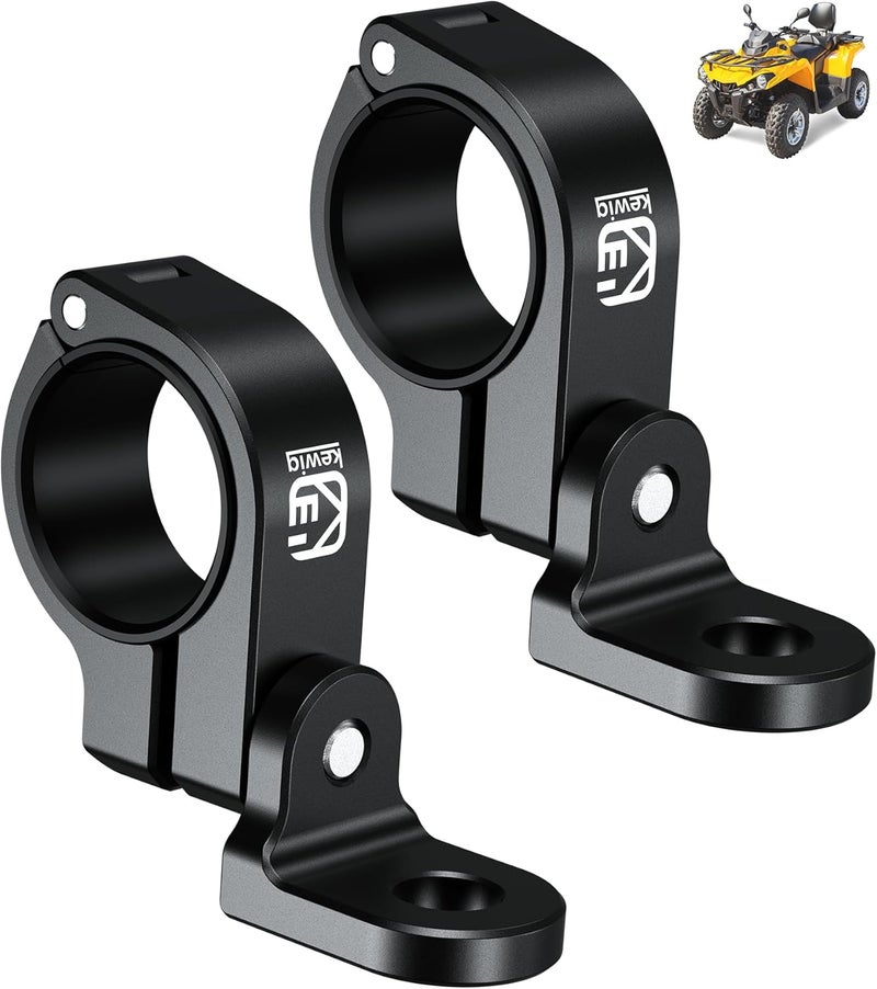 VAZESWIN ATV Whip Light Mounts - 2 PCS Adjustable Brackets - Image 1