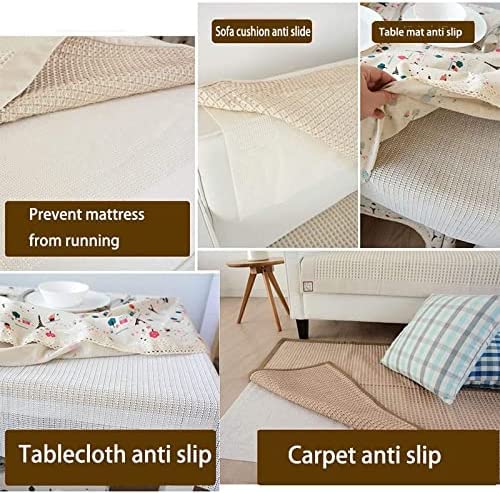 Tusig Tusig Bathroom Rugs are Easy to Clean Antiskid Net Cloth Silica Gel Anti Slip PVC Foaming Sofa Yoga Mat Carpet Automobile Cushion Compound Foam Bottom Cloth Soft and Comfortable Size 70x165cm  - Image 2