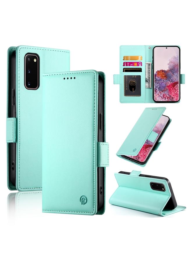 S-TOP Case For Samsung Galaxy S20 5G Side Buckle Magnetic Frosted Leather Phone Case - Image 1