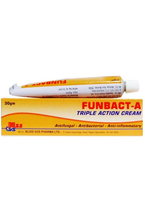 Funbact-A Triple Action Cream 30gm