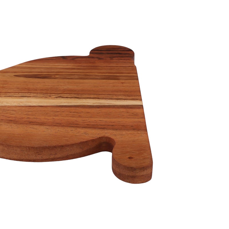 Affinity Decor Bunny Shaped Wood Serving Board, Wood Cutting Board for Kitchen, Wooden Charcuterie Boards, Funny Serving Platter for Cheese and Food, 14.3" x 10.5" - Image 3