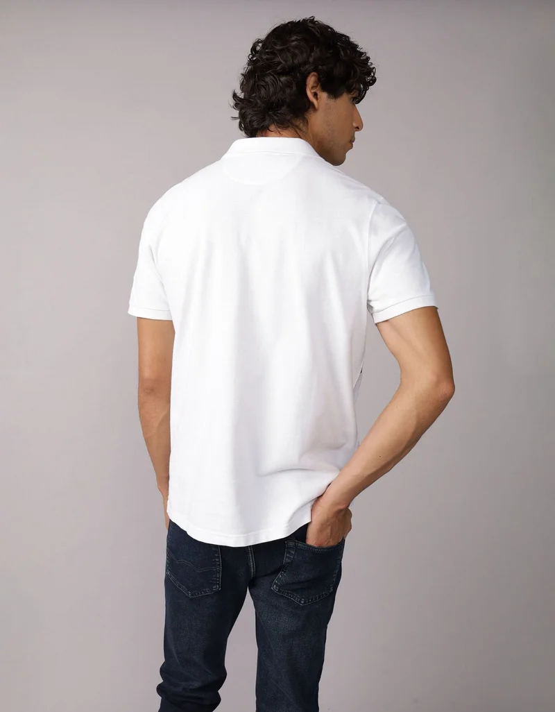 American Eagle AE Graphic Polo Shirt