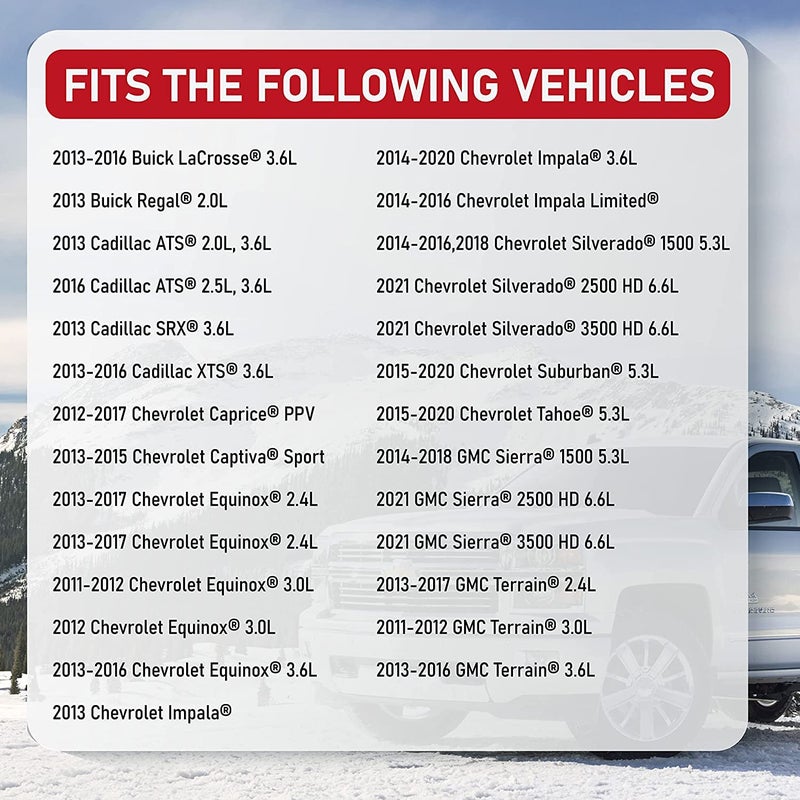 AA Ignition Replacement Flex Fuel Sensor, Compatible with Buick, Chevy, Cadillac, GMC - 2012-2021 - Replaces 13577429, 13507129 Lacrosse, ATS, SRX, Caprice, Equinox, Impala, Silverado 1500, Tahoe, Sierra 2500HD - Image 5