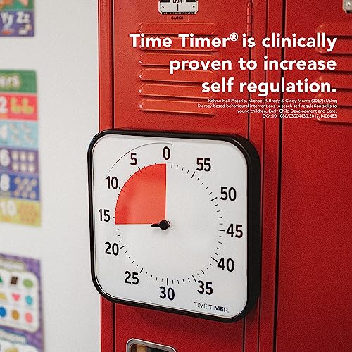 TIME TIMER 12 inch Visual Timer 60 Minute Kids Desk Countdown Clock with Dry Erase Activity Card, Also Magnetic for Kids Classroom, Homeschooling Study Tool, Task Reminder, Home and Kitchen Timer - Image 4