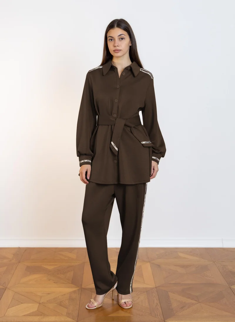 شايبس SOFT DETAILED SHIRT SET