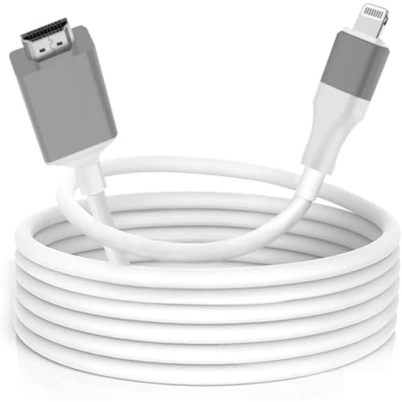 محول HDMI من iPhone إلى TV، سبائك الألومنيوم، أسود، مزامنة فيديو بدقة 1080P HD مع نقل إشارة ثابت - Image 1
